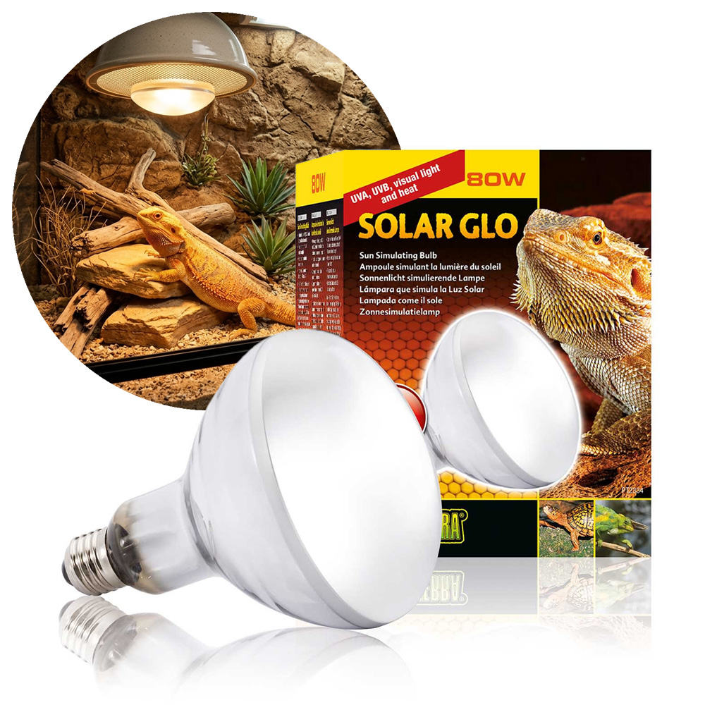 Exo Terra Solar Glo 80W Rtęciowa Żarówka Słoneczna do Terrarium